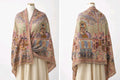 Designer Mughal Theme Based Kalamkari Shawl